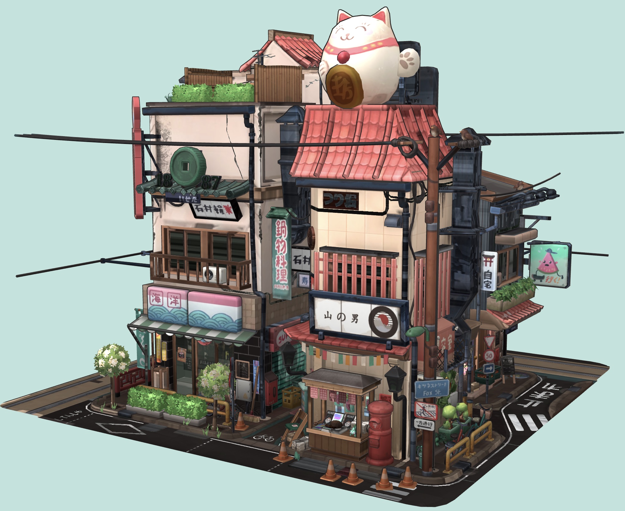 图1.1 Three.js 渲染和动画场景